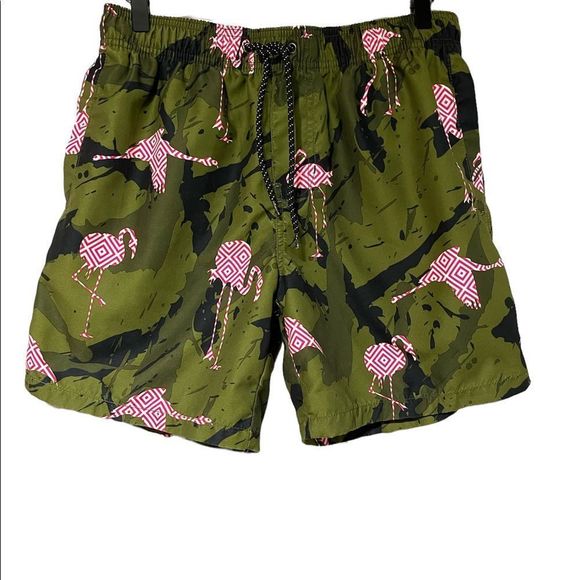 Nitrous Black Camo Swim Trunk Small - Picture 1 of 11